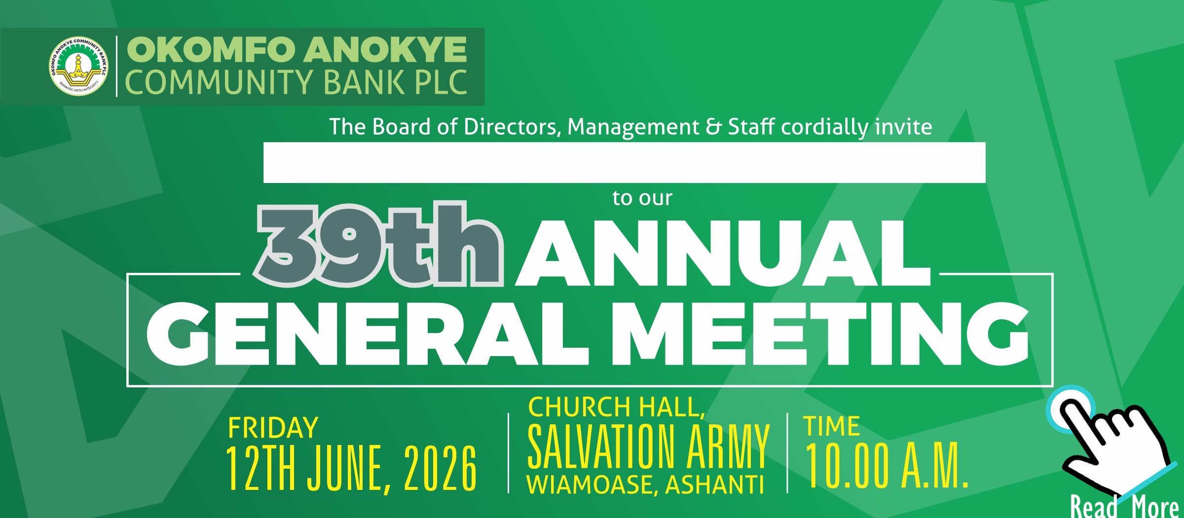 OARB 39TH AGM